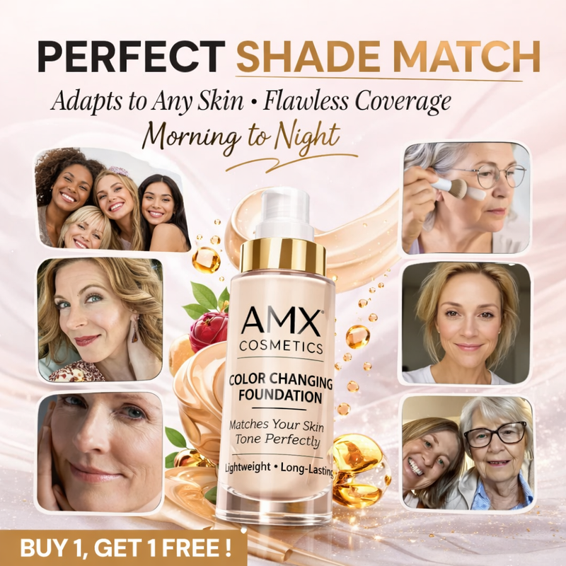 AMX Cosmetics - Color Changing Foundation