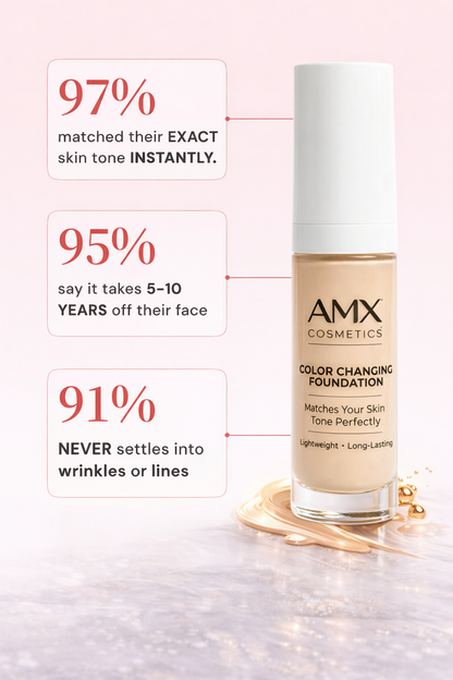 AMX Cosmetics - Color Changing Foundation