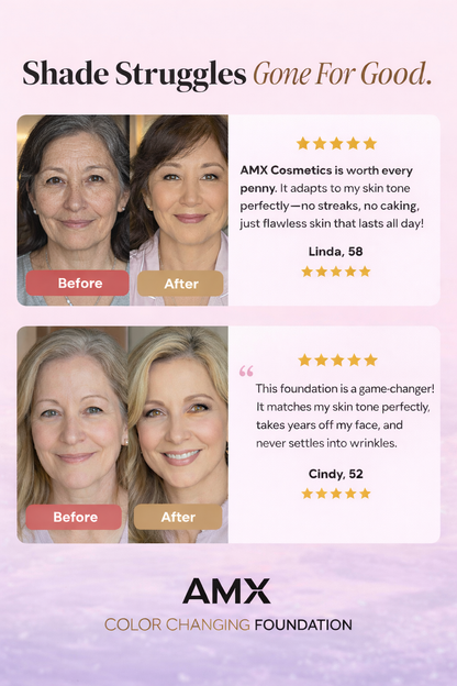 AMX Cosmetics - Color Changing Foundation