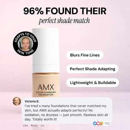 AMX Cosmetics - Color Changing Foundation